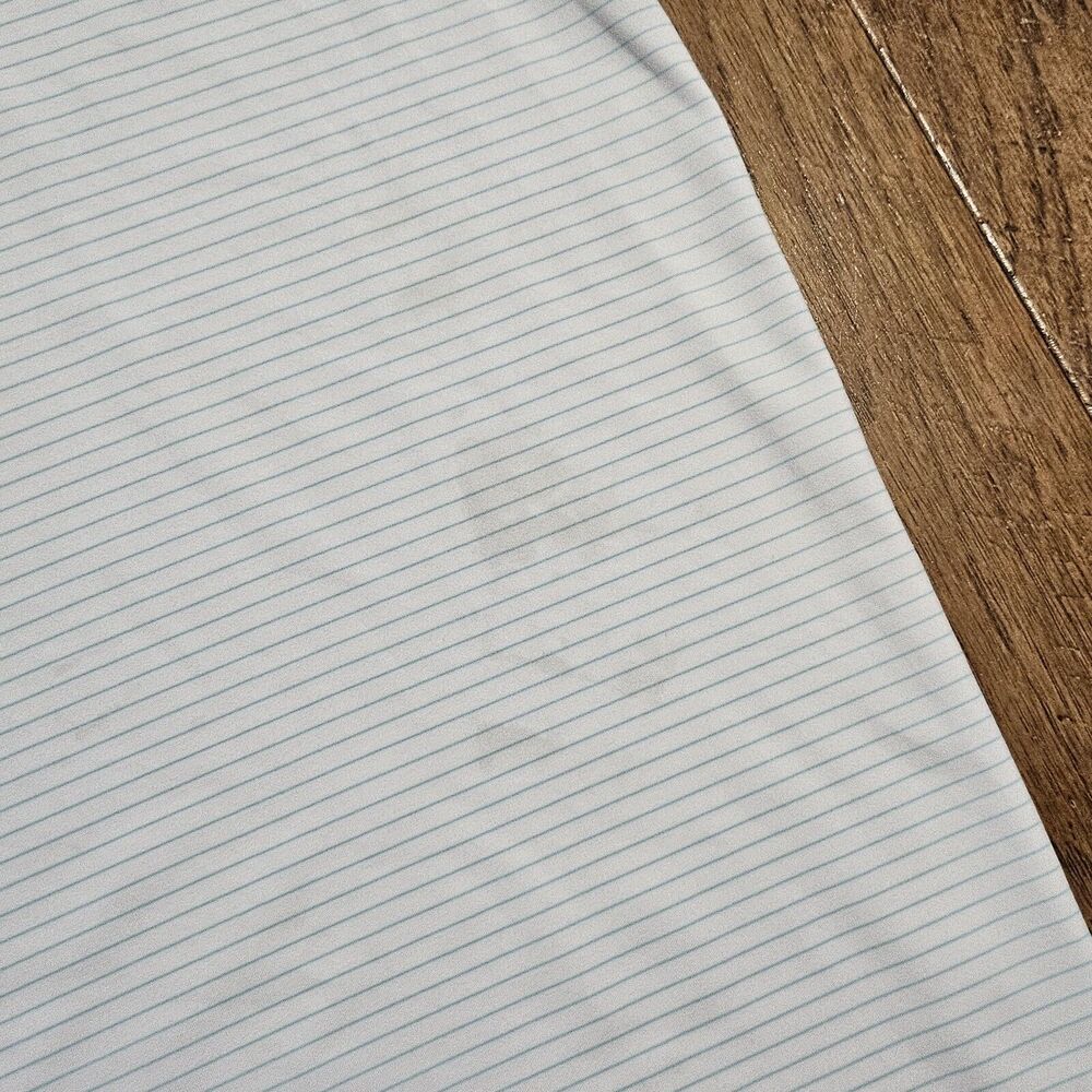 Peter Millar Polo Shirt Mens XL Blue Striped Summer Comfort Short Sleeve Stretch - Picture 5 of 9